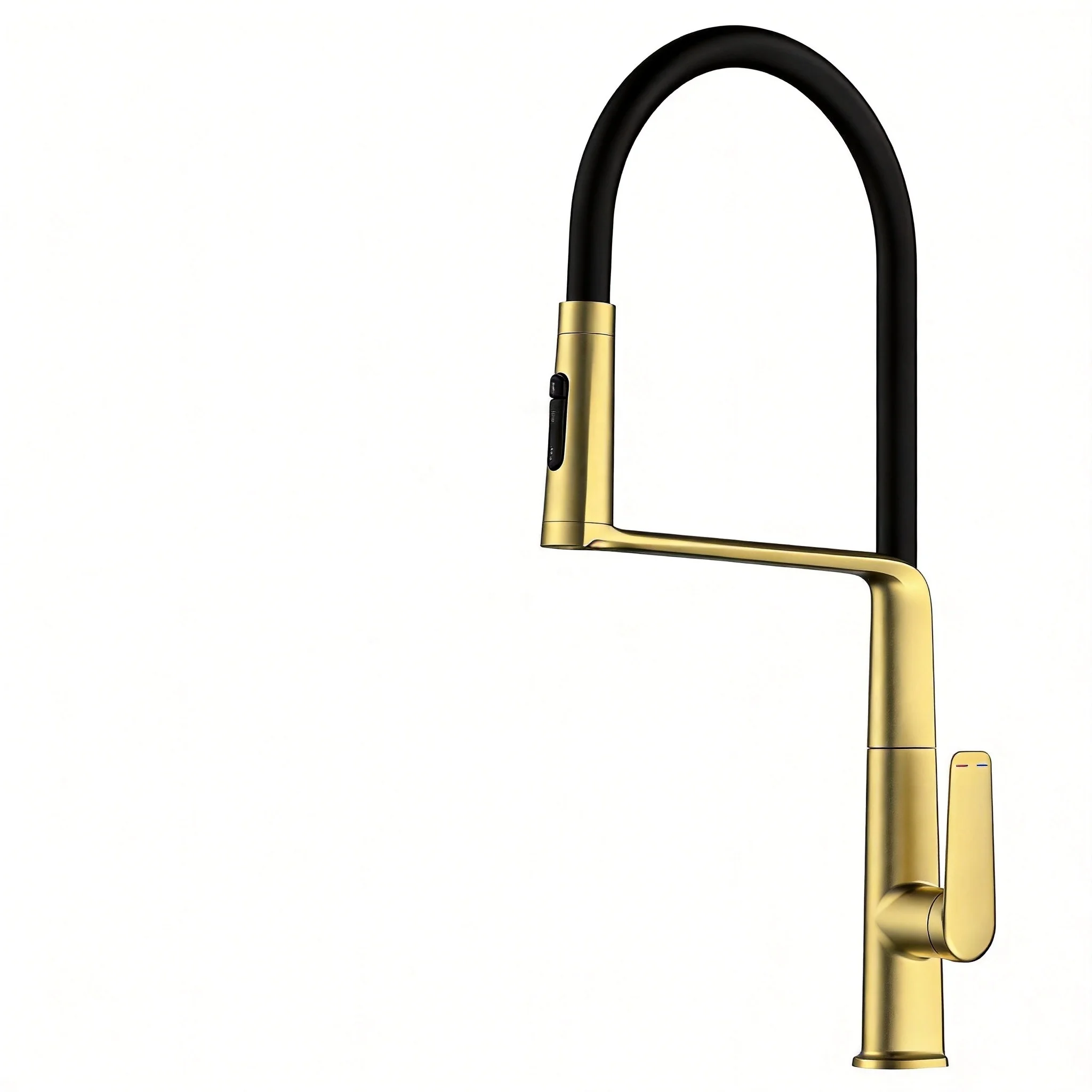 Maestro Spectrum Modern Pull-Down Kitchen Faucet 360 Swivel Brass Body Ceramic Valve Core Luxury Commercial Residential
