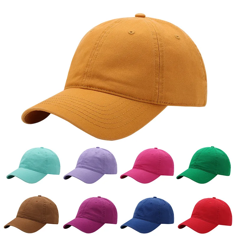 plain low profile baseball caps