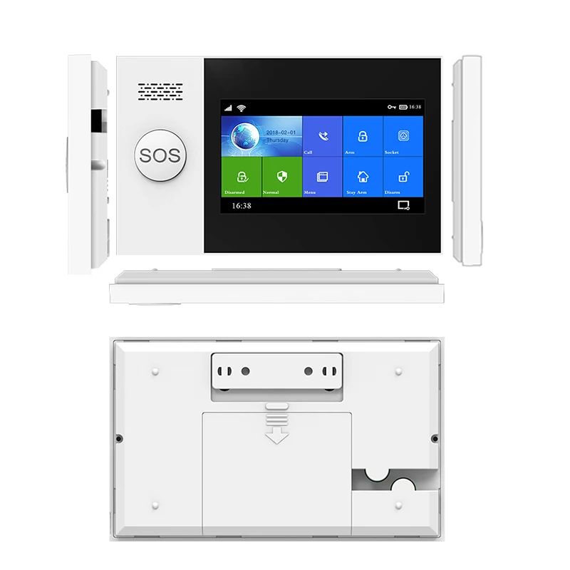 Fingerprint Wireless Tuya Smart Alarm System 24 Hours Day and Night Safety Monitor Smart Home Alarm