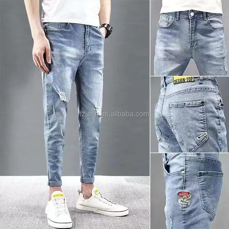 Jerry Wholesale Women And Men Denim Jeans Pants High Quality Stock Low ...