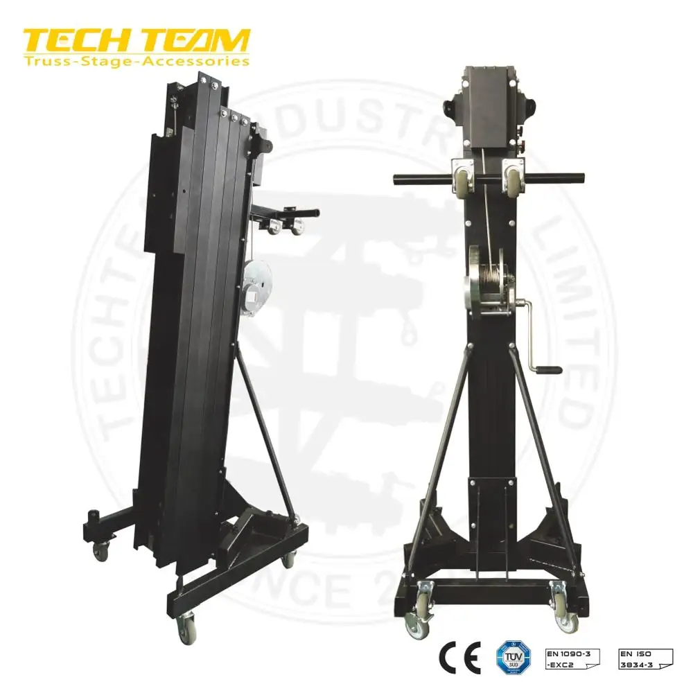 Steel Speaker Lift Tower 400kg Line Array Lifter 5.4M