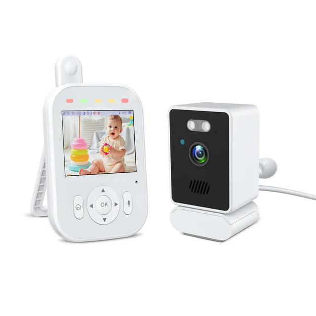 2.8 Inch Wireless Video Color Baby Monitor High Resolution Built-in Lullabies Two Way Talking Baby Nanny Babyphone with Camera