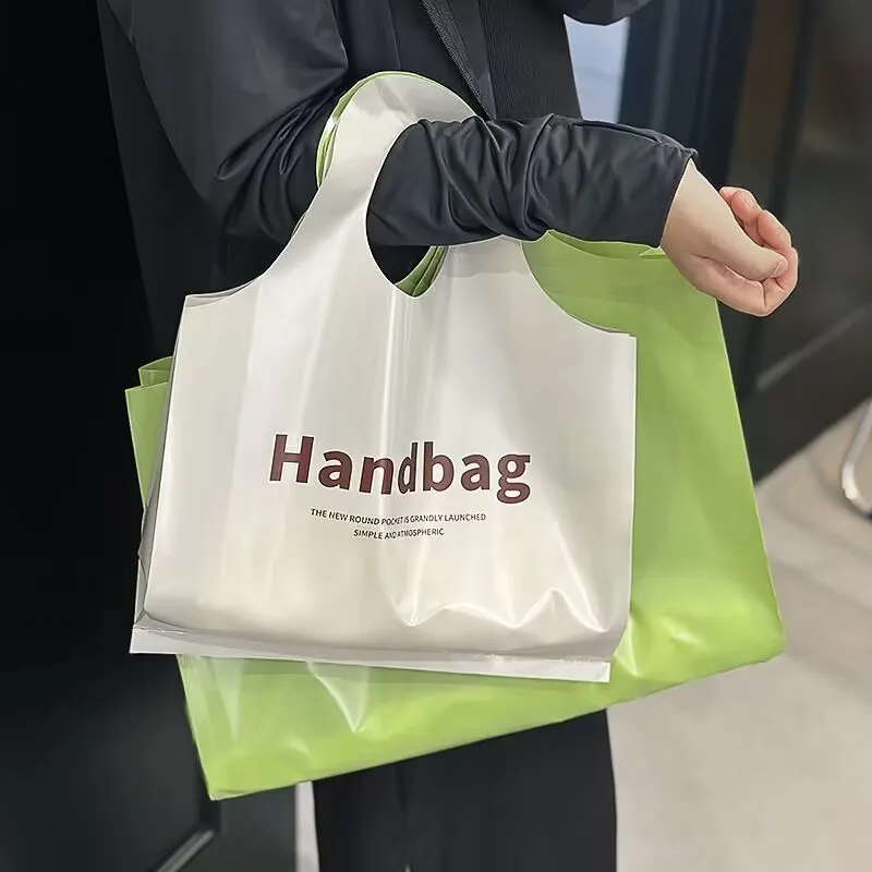 Transparent Customized Shopping Bags Bulk Wholesale Fashion Clear