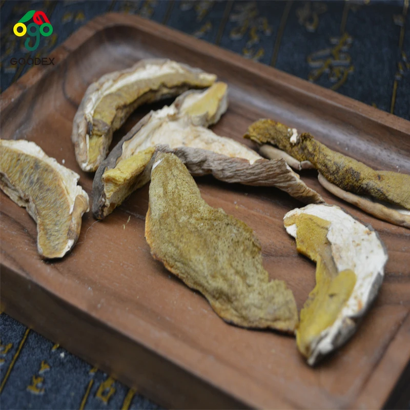 Дикие сушеные ломтики pornici для еды