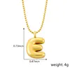 Gold E only pandent