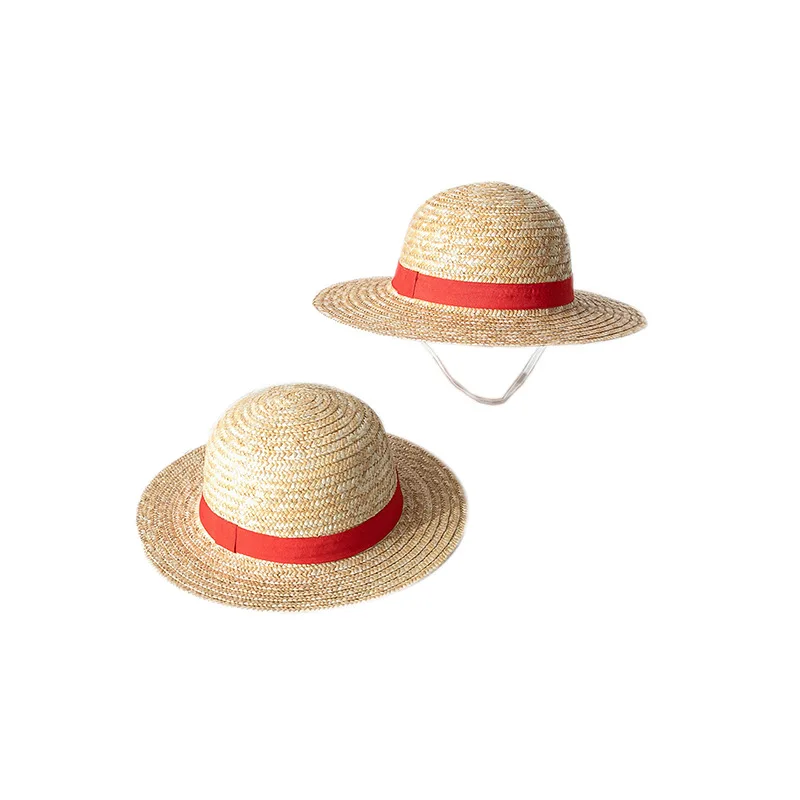 Luffy Straw Hat COSPALY Anime Dressing Grass Knitted Sunshade