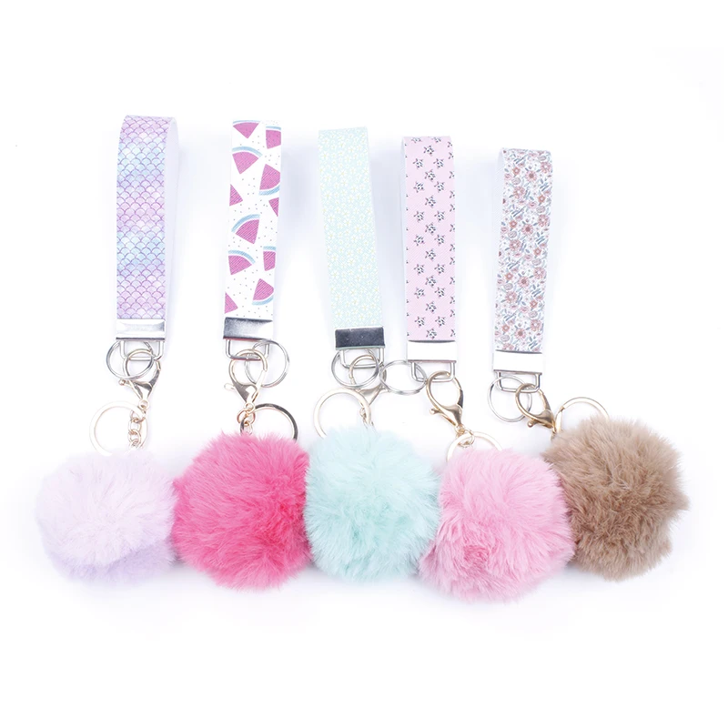 Hot Selling 2022 Sublimation Print Custom Leather Key Chain Accessories