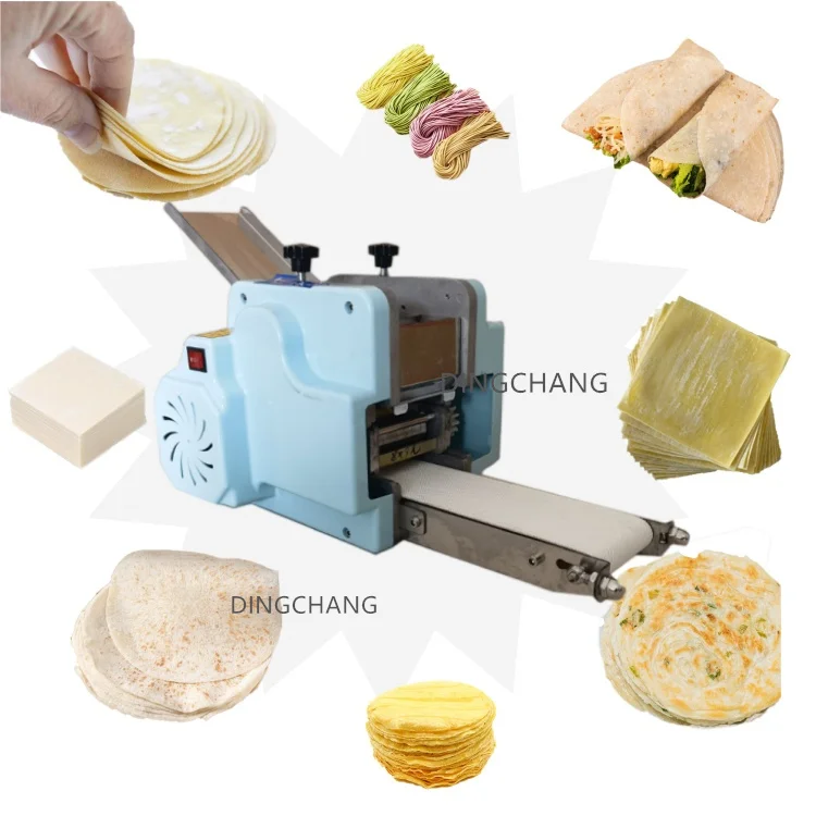 Commercial Roti Maker Machine Automatic Chapati Tortillas Making Machine Samosa Sheet Dumpling Skin Wrapper Making Machine