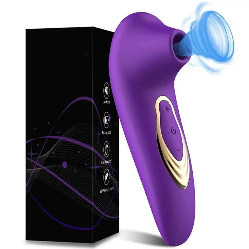 Mini Vibrador de Succión Clitoriana con Función de Punto G para Mujeres