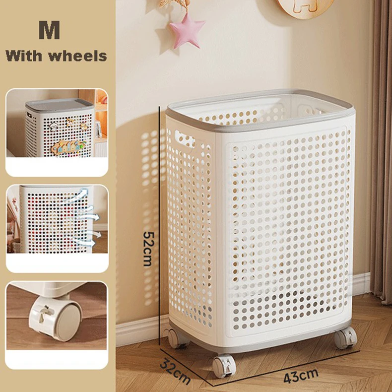 Large Capacity Kids' Household Organizing Artifact Rectangle PP Plastic Aluminum Flip-Top Toy Doll Storage Box manufacture