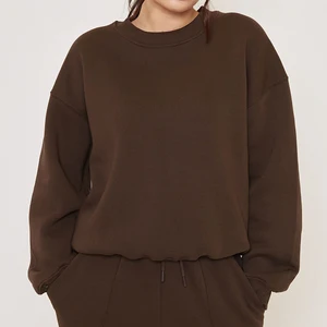 Sportswear Custom Workout Outfit Cotton Oversize Loose Women Sweatshirt O Neck Sporty Vintage Gray Hoodies for Ladies