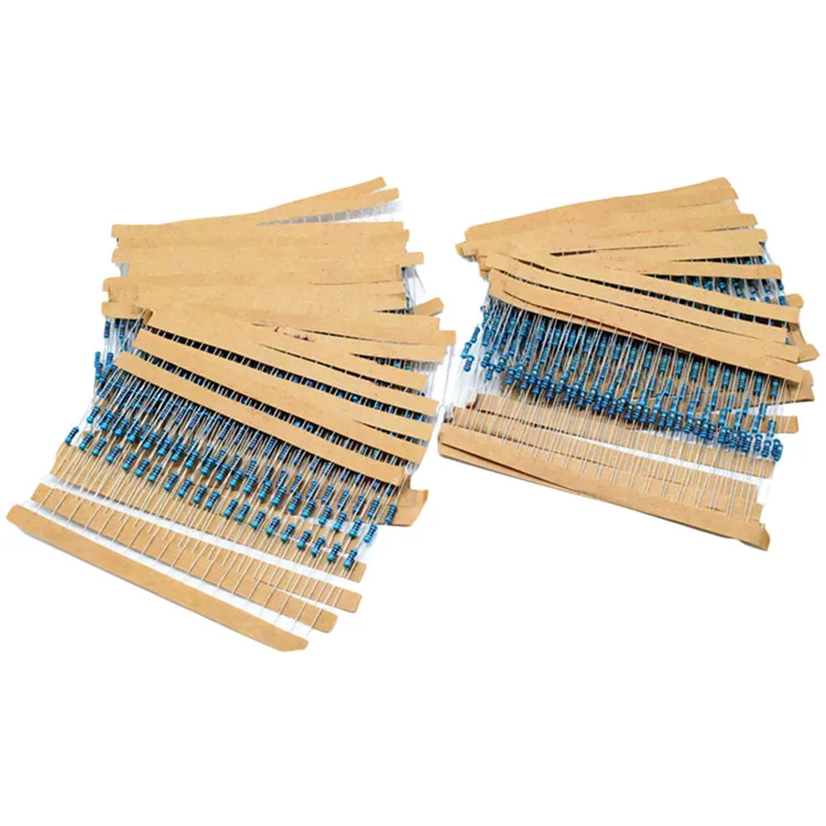 Kit 1280 Resistori A Film Metallico 1/4W - 64 Valori Da 1 Ohm A 10M Ohm, Per Fai Da Te Elettronico - Foto 12