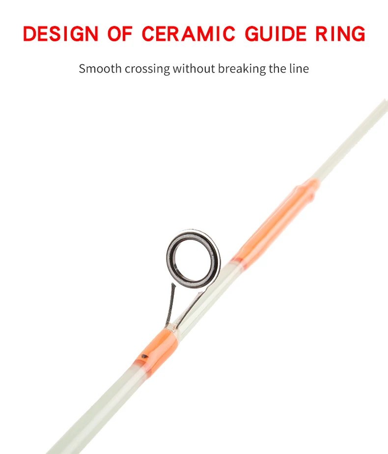 Wholesale Price Fishing Pole 1.2m/1.35m/1.5m/1.65m/1.8m Solid Fiber