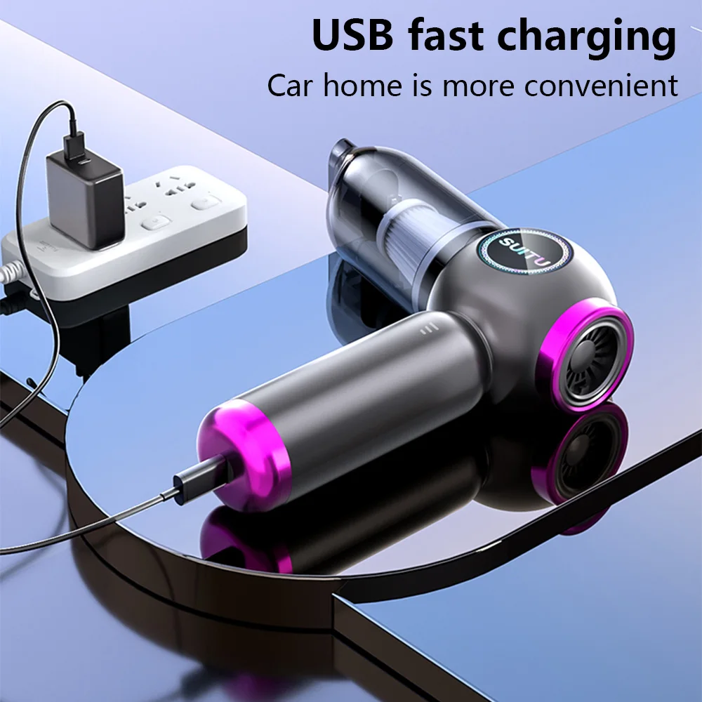 16000Pa Brushless Motor Vacuum Cleaner Wet and Dry Car Vacuum Cleaner Cordless Portable Cleaning Car Vacuum Cleaner - view 5
