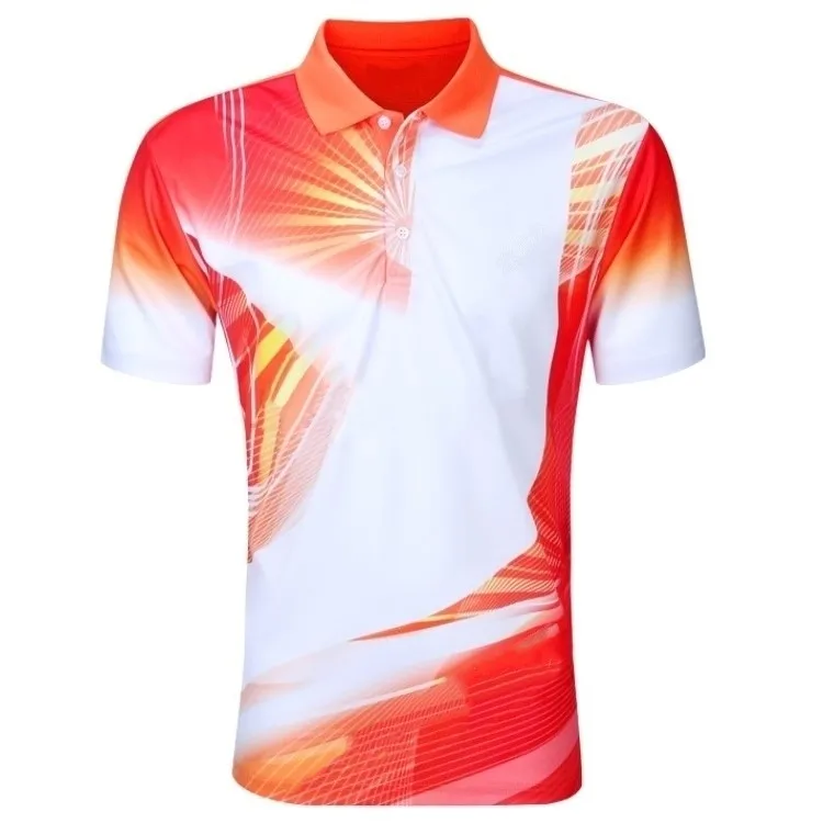 adviicd Red Sublimation Shirts Fashion Mens Polo Shirts Short