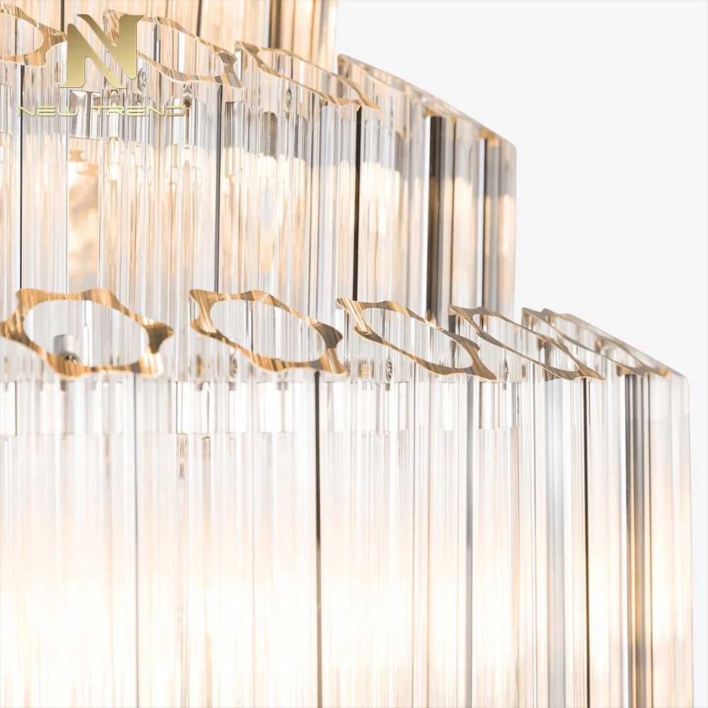 CPL-452 Large Custom Murano Glass Chandelier – High Ceiling Decorative Art Lighting for Hotel & Villa Project