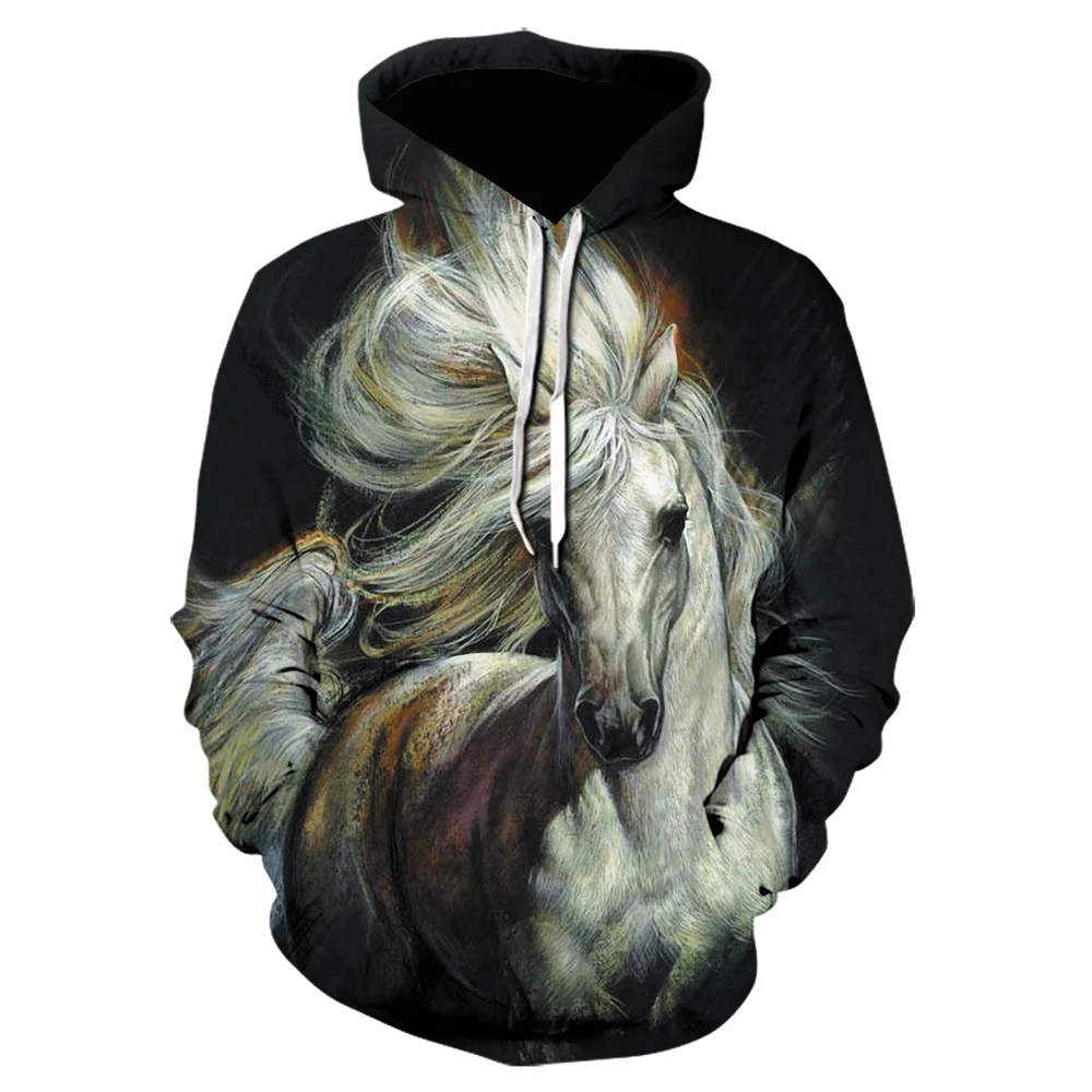 Sudadera Con Capucha Y Estampado 3d De Caballo Para Mujer,Jersey Fino Y  Fino De Poliéster Con Estampado De Caballo,A La Moda De Calle,A La  Moda,Personalizada - Buy Los Hombres 3d Sudadera Con