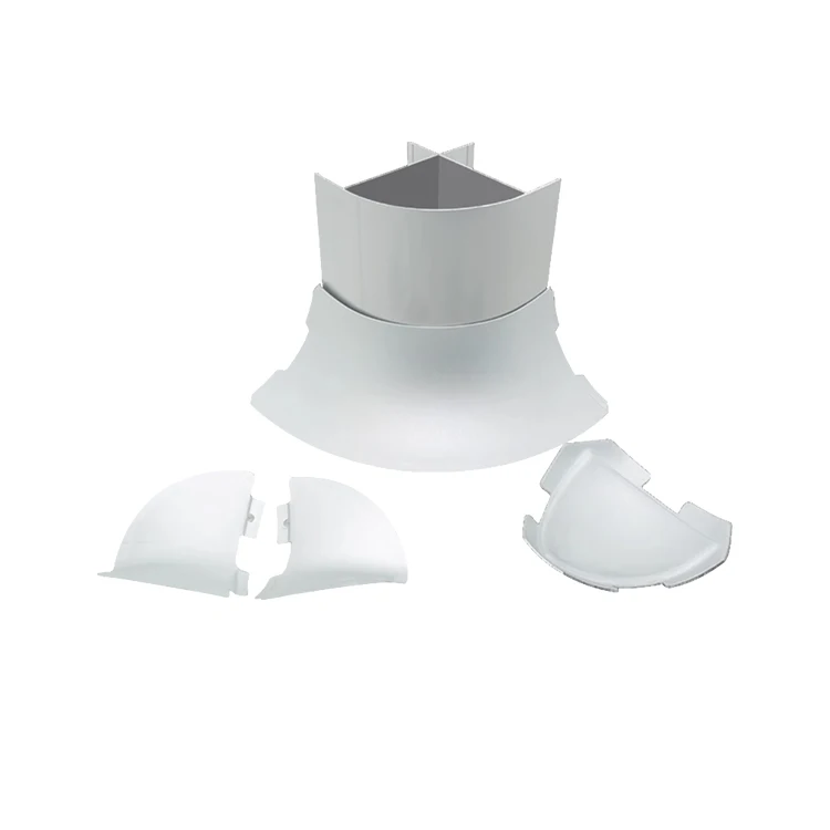 Cleanroom Purification Aluminum Profile Accessories, Inner Arc, Inner Corner, Inner Corner, Outer Corner, Cleanroom Accessories