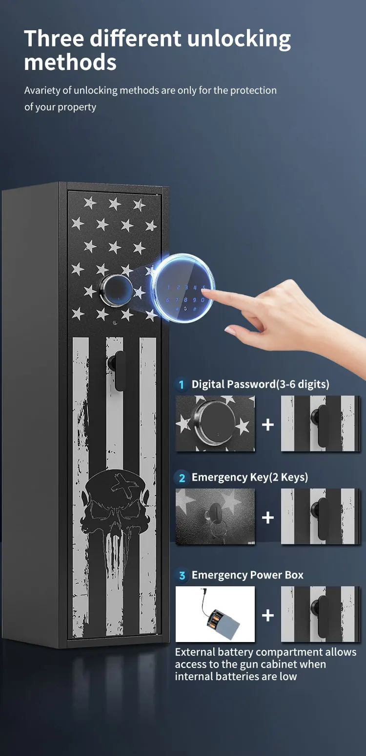 CEQSAFE China Manufacturer Hidden Digital Security Cabinet Box Gun Safe factory