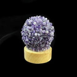 Высококачественная кристаллическая настольная лампа из натурального камня роскошные современные перезаряжаемые светодиодные лампы для