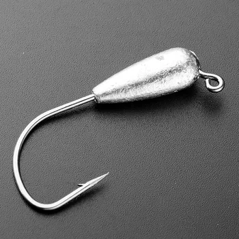 CHEERY Jig Head Hook for Soft Worm Lures, Special Jig Hooks Specially Designed for Mandarin Fish & Sea Bass – Soft Lure – view 3