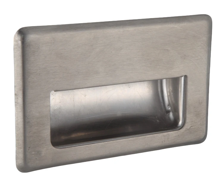 Cabinet Sliding Door Hidden Embedded Pull Handle Stainless Steel Square Flush Concealed Recessed Furniture Door Handle supplier