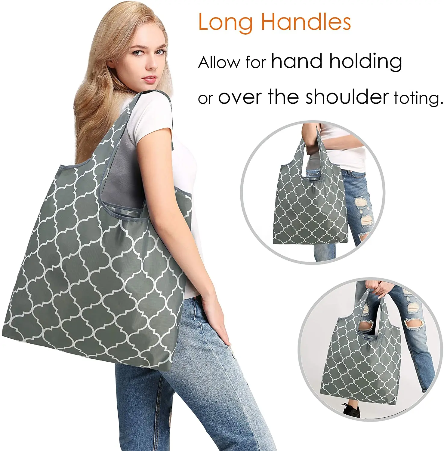 Cheaps Wholesale Classic Durable Sale Large Reusable Standard Size Shopping Polyester Shopping