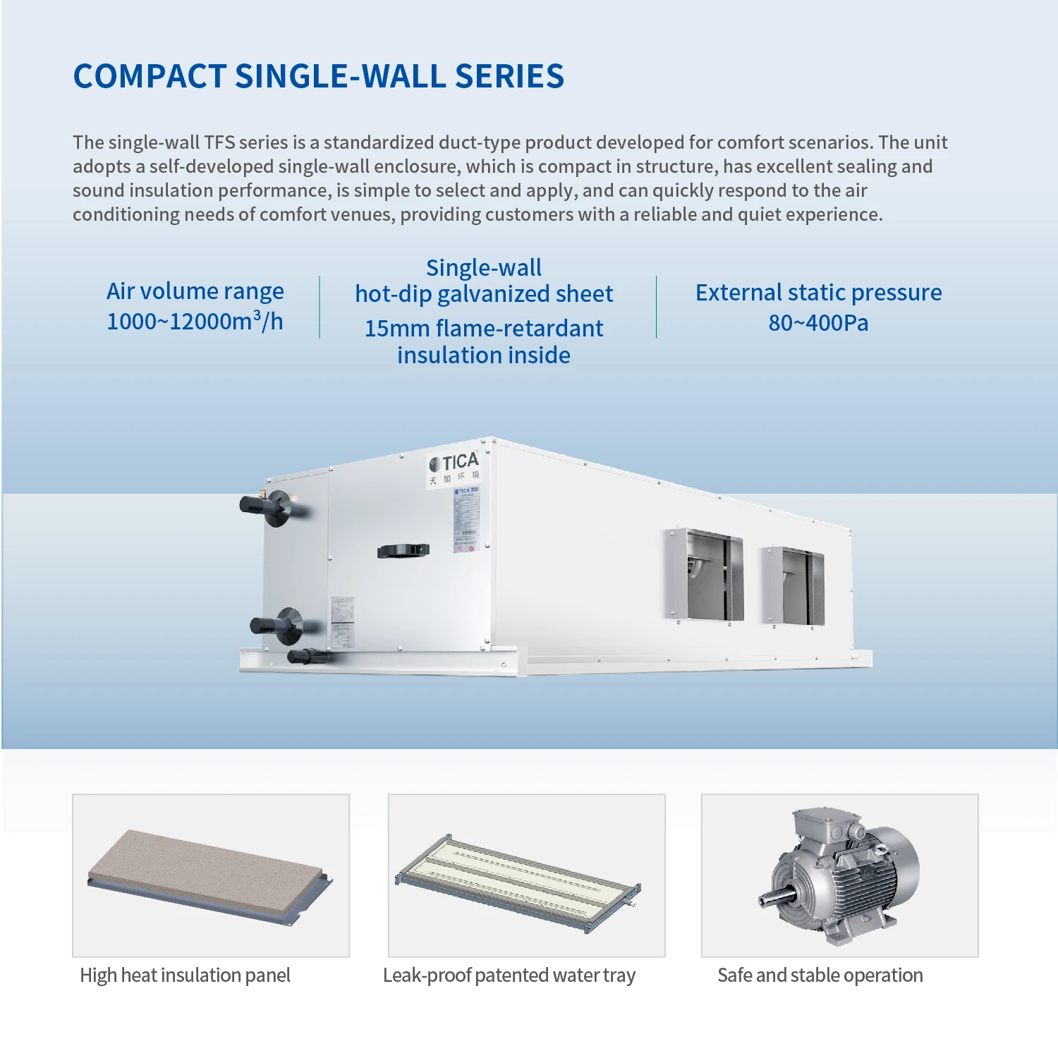 Air Handling Units, TICA, Ceiling, AHU, Ducted - detail 10