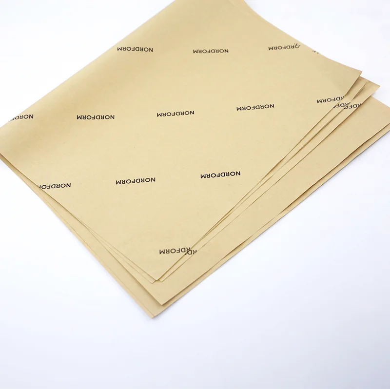 Custom Recyclable Kraft Paper Packaging Paper 35g Kraft Wrapping Tissue