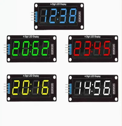 0.56'' Inch TM1637 4Bit Digital LED 7 Segment Clock Tube Display For ...