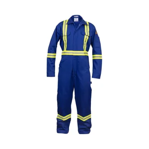 Flame Resistant Flame Retardant Workwear High Visibility Polyester Coverall
