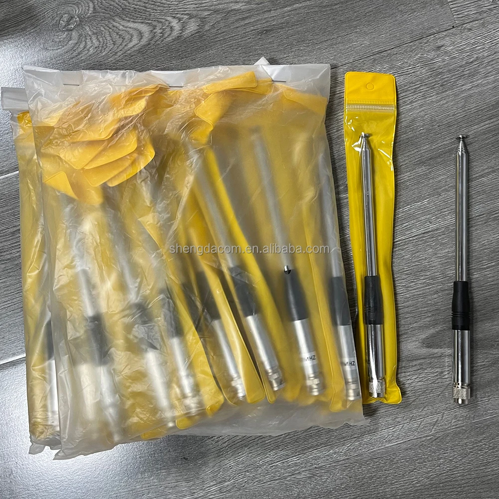 Two way radio antenna 27MHz CB communication antenna handheld telescopic walkie talkie antenna with N male connector