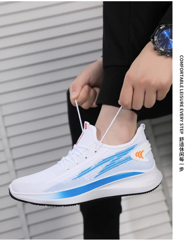 Factory Custom Footwear New Trend Mesh Men's Casual Shoes Walking Shoes ...