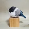 Blocchi di legno colorati grigio-blu