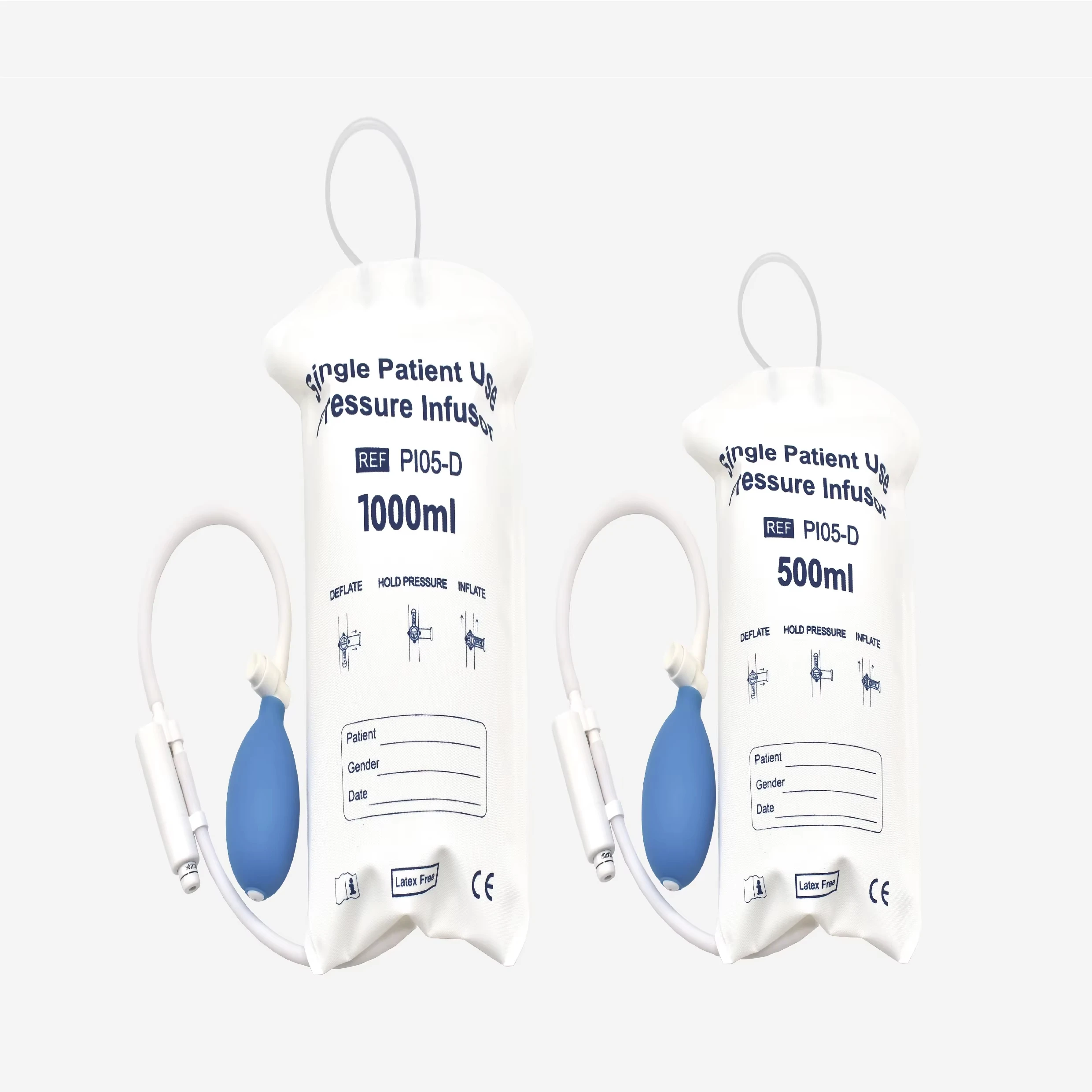 Disposable Pressure Infusion Bag 1000ml for Iv Fluids Bags Medical