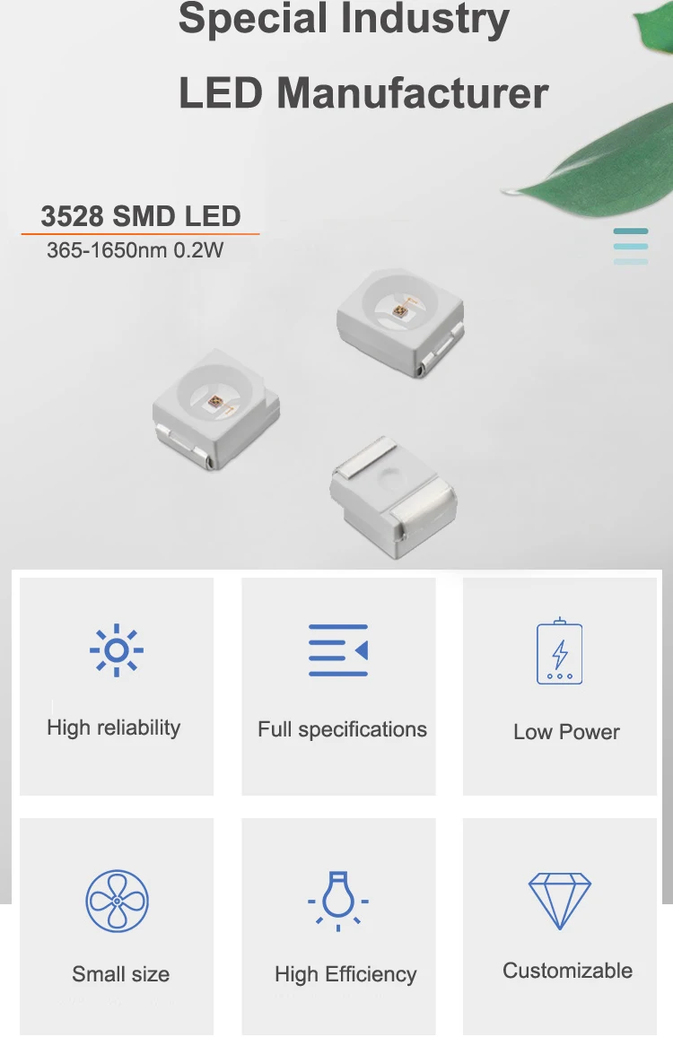 120 Degree Infrared Photodiode Ir Sensor Diode 730nm 740nm 850nm 940nm ...