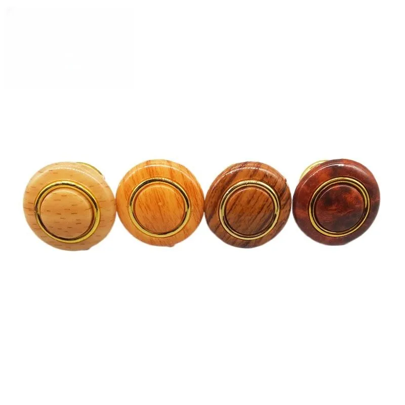 Wood Color Furniture Plastic Cabinet Door Handle Knob Cupboard Drawer Pull Knob Wood Grain Cabinet Handle