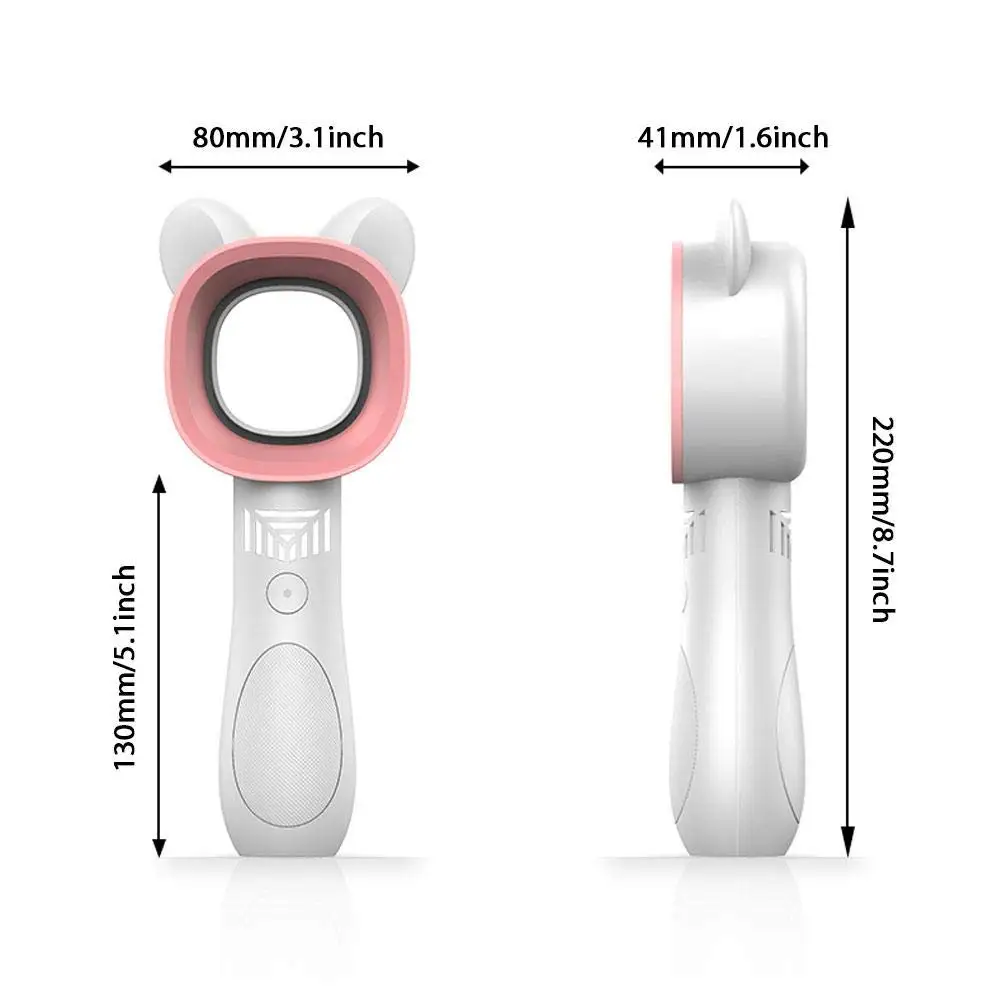 Mini Handheld Fan,Bladeless Fan With 
