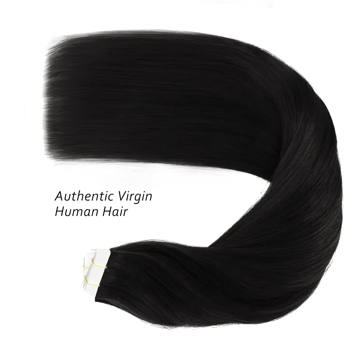 20 Stück/Packung Tape In Extensions aus Echthaar, glatt, 100 % brasilianisches Remy-Echthaar, unsichtbares Klebeband, 66 cm, für Frauen_voghion.com