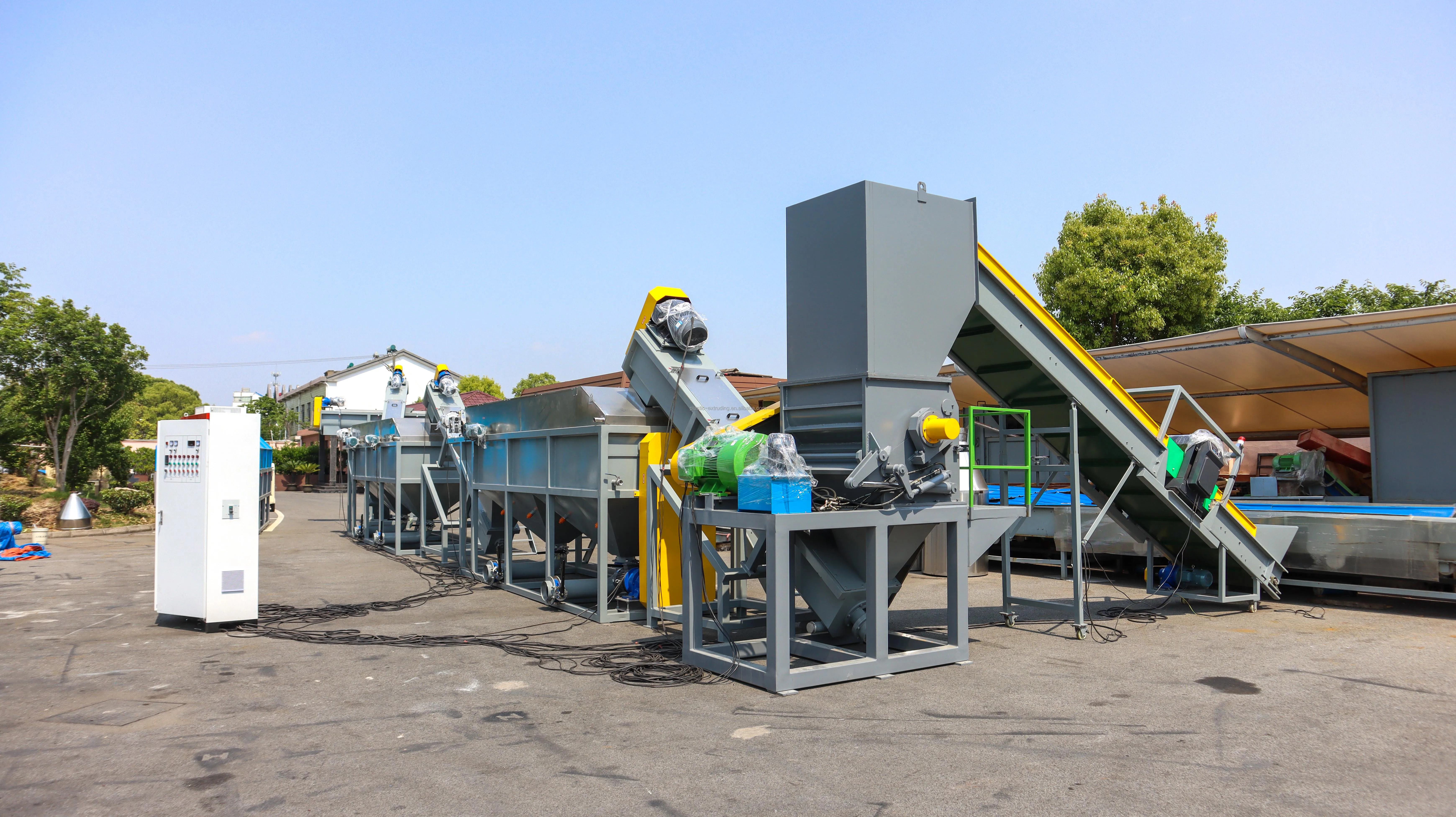 Полностью автоматическая машина для переработки полипропиленовых и полиэтиленовых отходов
