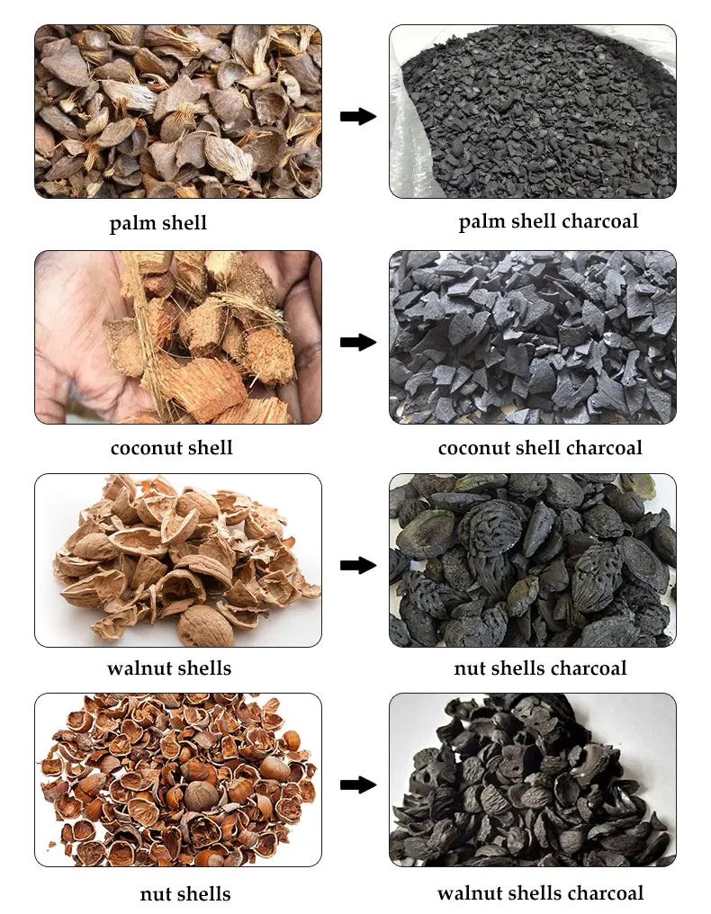 20 Years Experience Continuous Carbonization Furnace Sawdust Log/palm Shells Carbonization Furnace Charcoal Making Machine