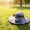 Gorro con ventilador solar - 2 ventiladores redondos - gris oscuro