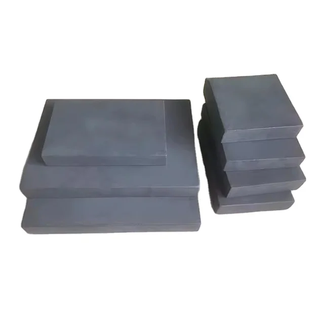 SiC Silicon Carbide Ceramic Plate Reaction sintered Wear resistant Ceramic Board High temperature Kiln Support Plate