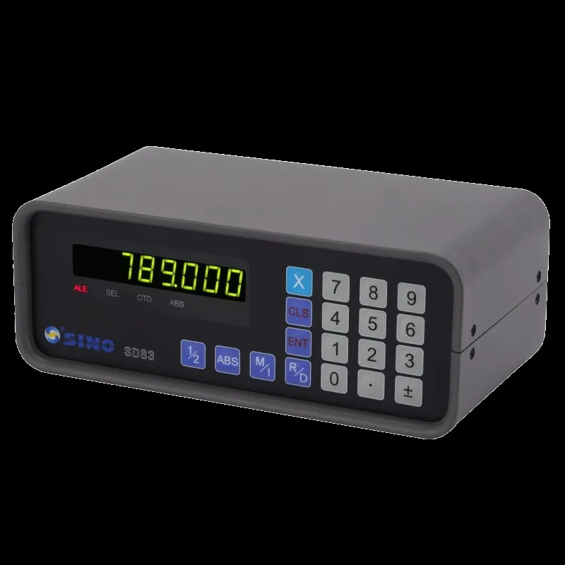 TEBAK Single Axis SDS3-1 Digital Readout DRO with Glass Linear Scale Encoder for Milling Machine Grinder Lathe Machine