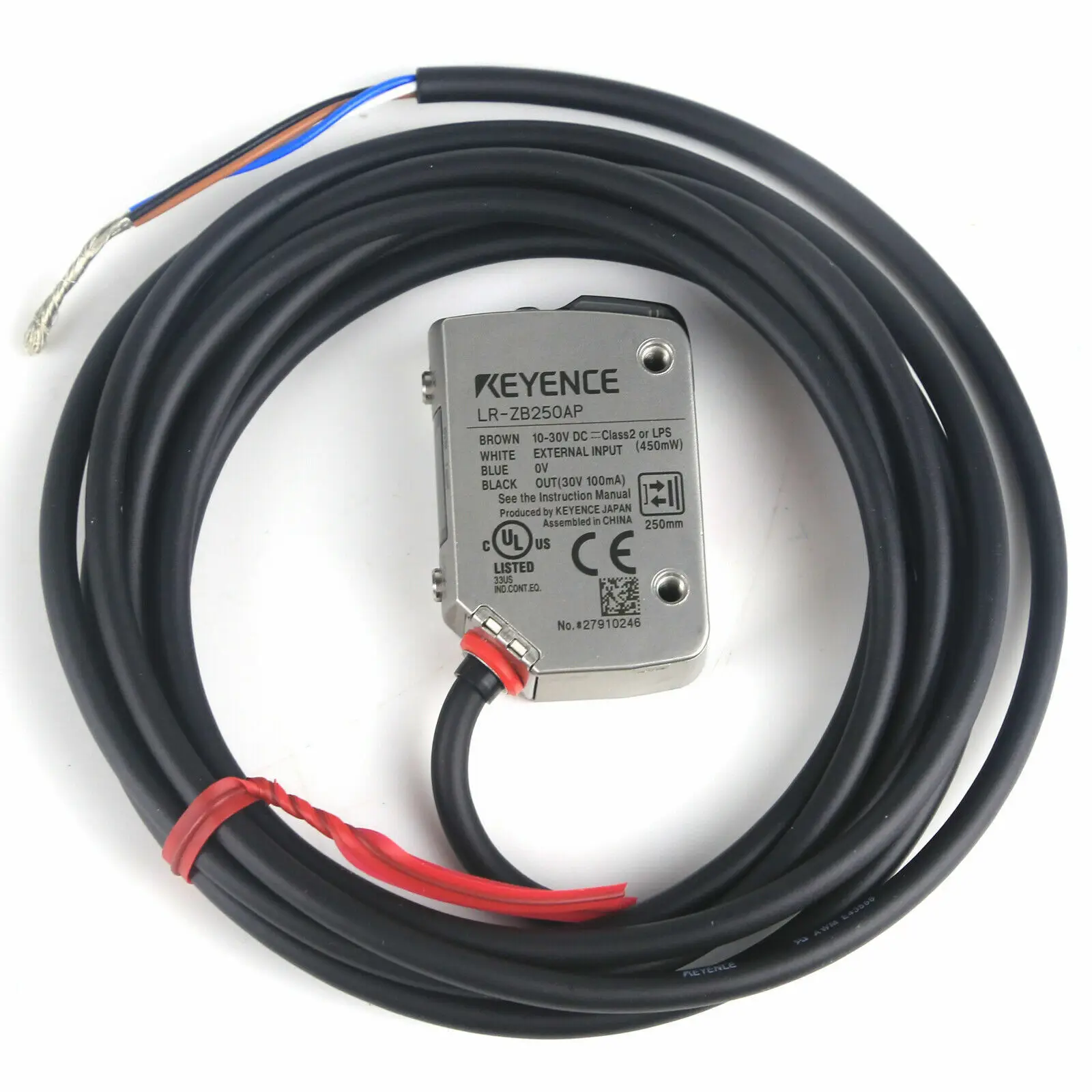 KEYENCE LR-ZB250AP CMOS Laser Sensors for Industrial Use, IP68