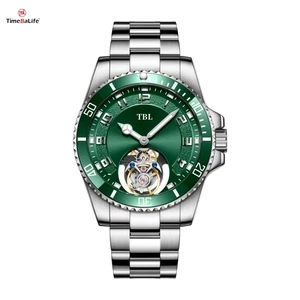 Factory Custom New Product Launch TOP Classic Brand Tourbillon Movement Luxury Stainless Steel Men's Automatic Luminous Watches
