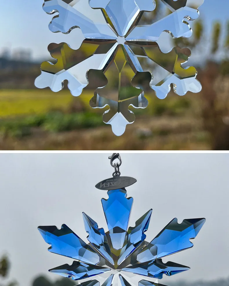 product wholesale colorful art decor crystal glass pendant octogon chakra crystal  sun catchers for  home garden decoration-9