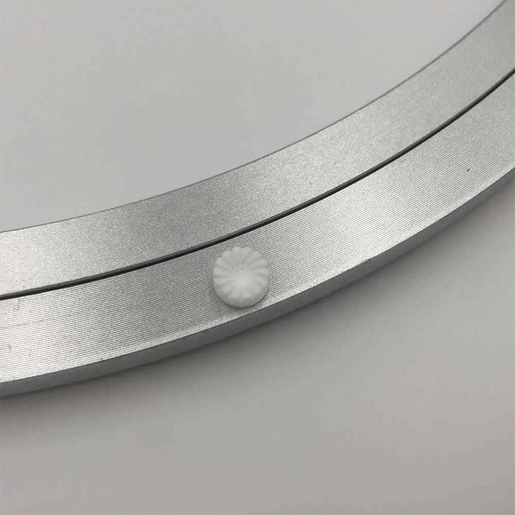 Стол вращающийся практичный уменьшающий шум подшипник прочный Гладкий Круглый алюминиевый сплав домашние поворотные пластины вращающаяся фурнитура