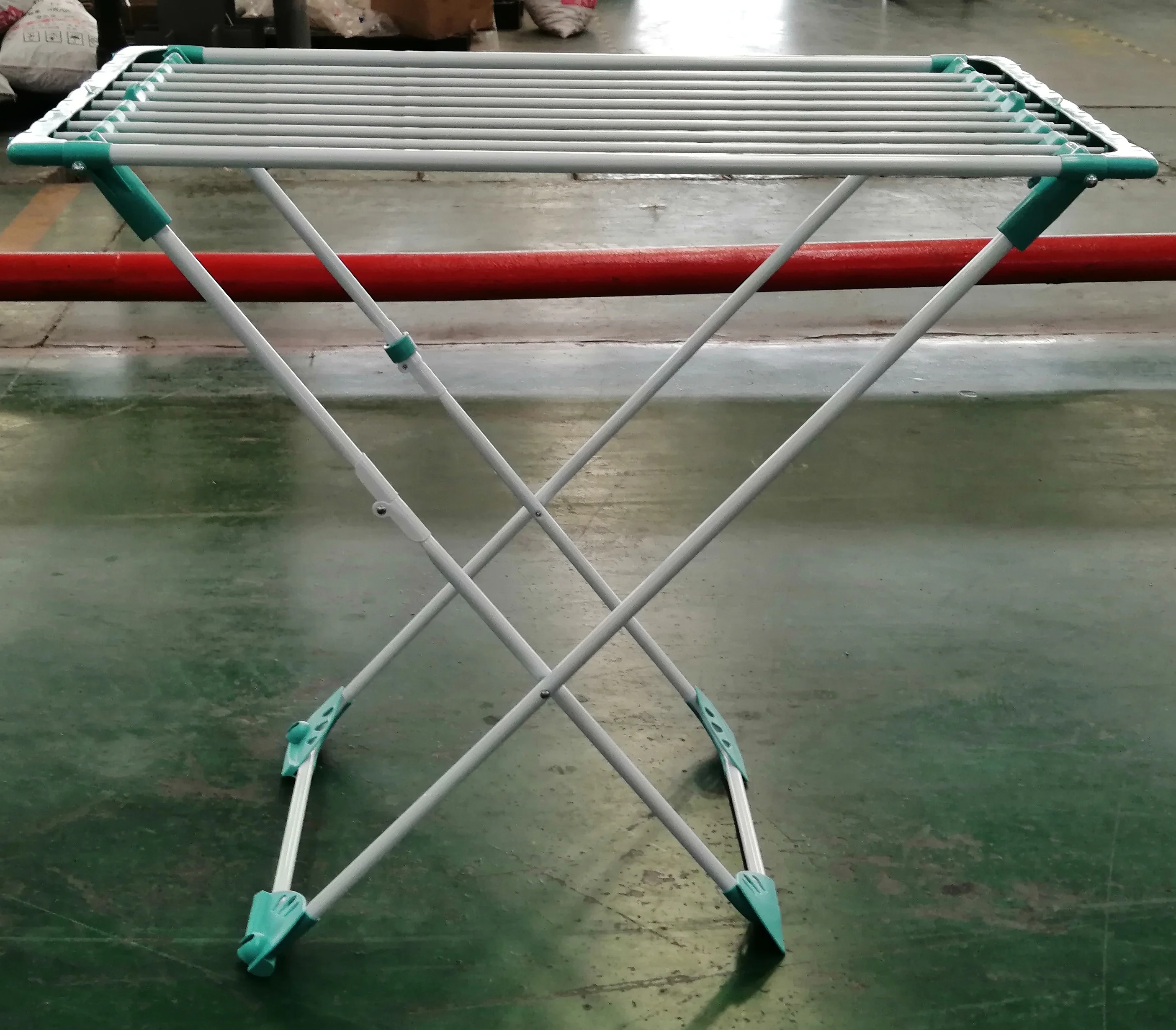 Foldable Line Drying Rack Foldable Holders Laundry Drying Rack Washing Line Dry Rail Rack Folding ...