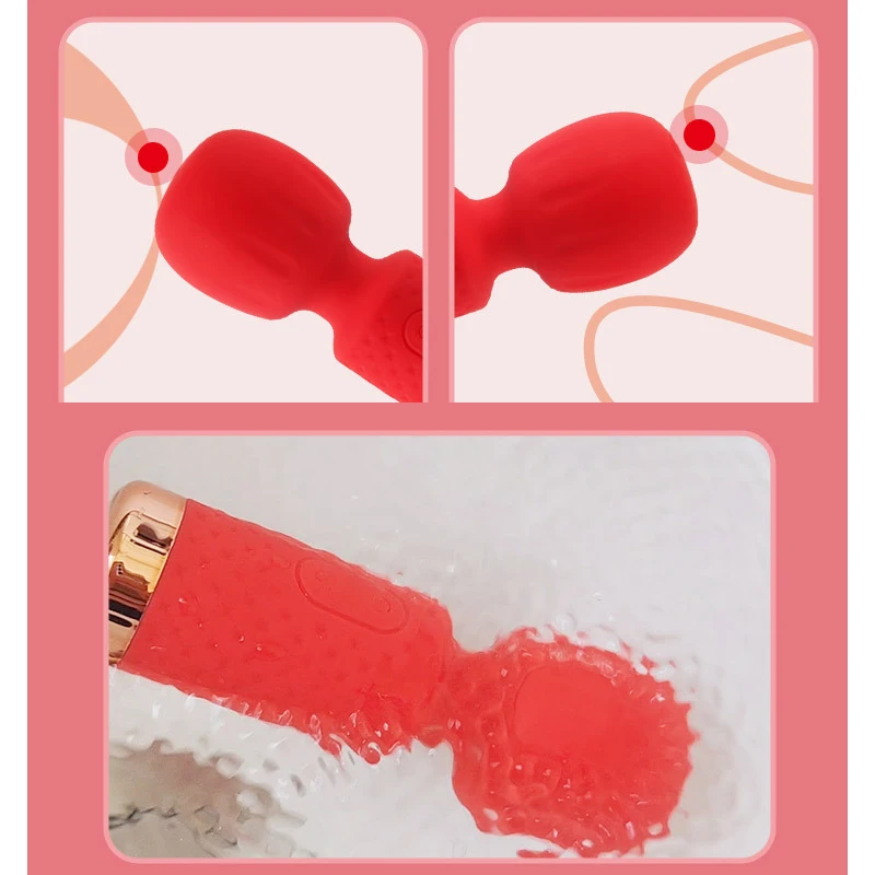 Customized Logo Mini Portable Multi-Function Japan Sex Toys Av Vibrating Dildo Adult Massage Products Vibrator for Women